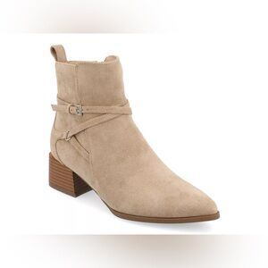 Journee Collection Womens Estelle Stacked Heel Booties